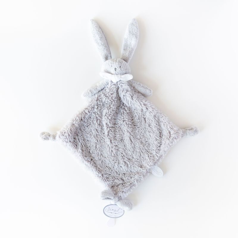  - ella lapin - grand plat gris 35 cm 